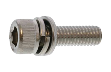 鋼 六角穴付きボルト(キャップスクリュー) I=4 (バネ座+ISO小平座)