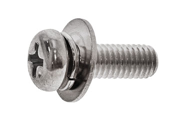 ステンレス (+)ナベ頭セムス小ねじ SP=3 (ツーロック・バネ座+JIS平座 組込)